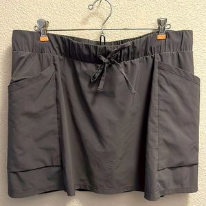 Gray Air in Motion Tennis Skirt/Skort with Pockets and Spandex Shorts